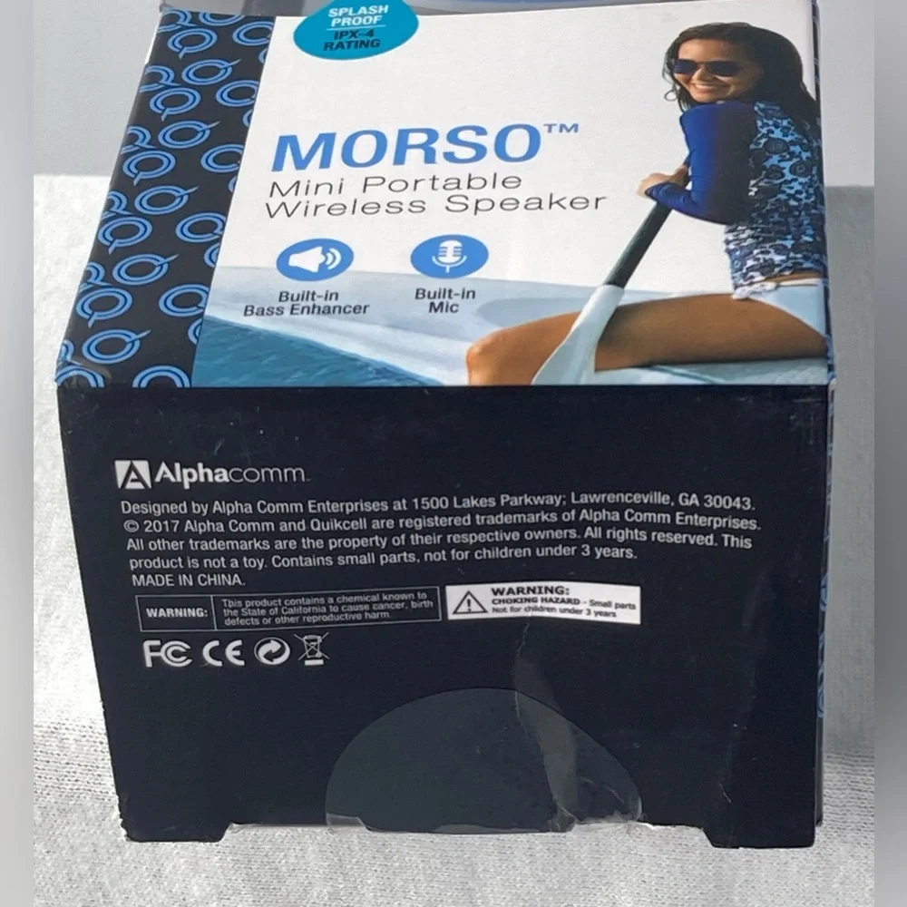 FREE OR 50% OFF W/PURCHASE - QuikCell Morso Mini Portable Wireless Speaker - Picture 6 of 6